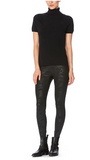 HUE Layering Weightless High Rise Army Print Leggings Noir