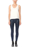 HUE Layering Weightless High Rise Army Print Leggings BLUE