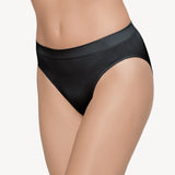 Wacoal Black Seamless Hi-Cut Brief 834175