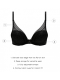 Chantelle Plunge T Shirt Underwired Bra 3682