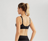 Amoena Power Sports Bra - Medium Support - Black / Grey 1152
