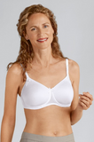 Amoena Bianca Padded Wire-free Bra - White 44216