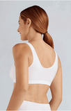Amoena Hannah Wire-Free Front Closure Bra - White 2160