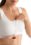 Sarah Front Fastening Soft Bra White