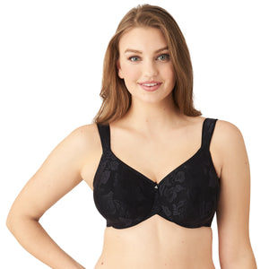 Soutien-gorge à armatures Wacoal Black Plus Size Awareness 85567