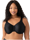 Wacoal Plus Size Black Basic Beauty Full Figure Seamless Underwire Bra  855192