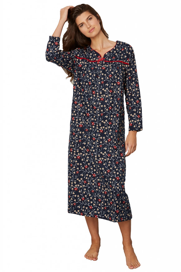 KayAnna Flannel Long NightGown F11435