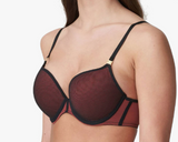 0122327 Marie Jo Fezz Push-Up T-Shirt Bra - Italian Brown